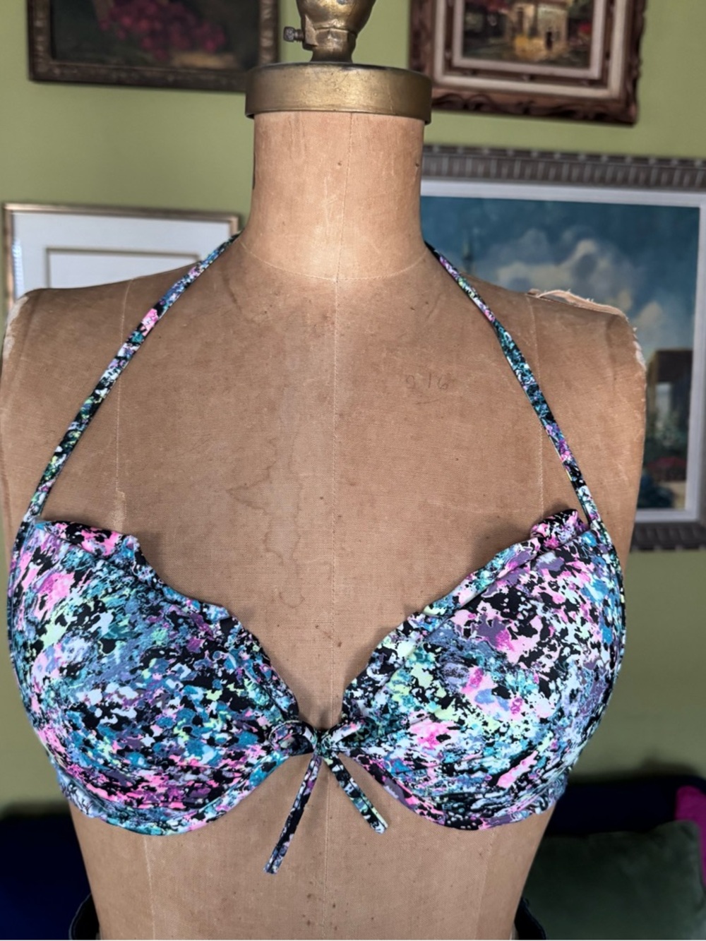 Victoria Secret floral bikini top